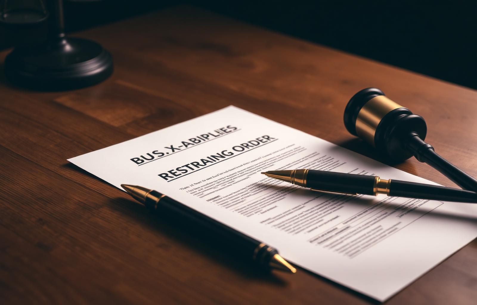 Domestic violence restraining orders